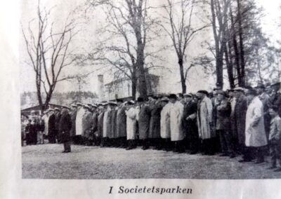 1954 Jagaren Upplands esök Socitetsparken